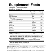  LIFE liquid greens supplement facts by FLYTE